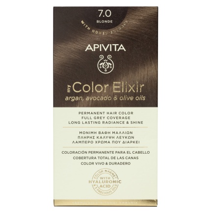 APIVITA, My Color Elixir, Βαφή Μαλλιών 7.00 Ξανθό