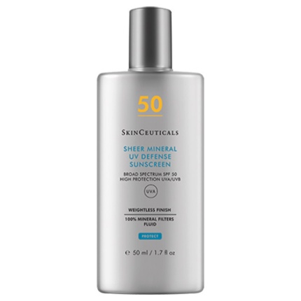 SkinCeuticals, Sheer Mineral UV Defence, SPF50, Aντηλιακή προστασία Προσώπου, Ματ αντηλιακό, Λεπτόρρευστο αντηλιακό, Ματ αντηλιακό προσώπου, αντηλιακό προσώπου, 0635494394207