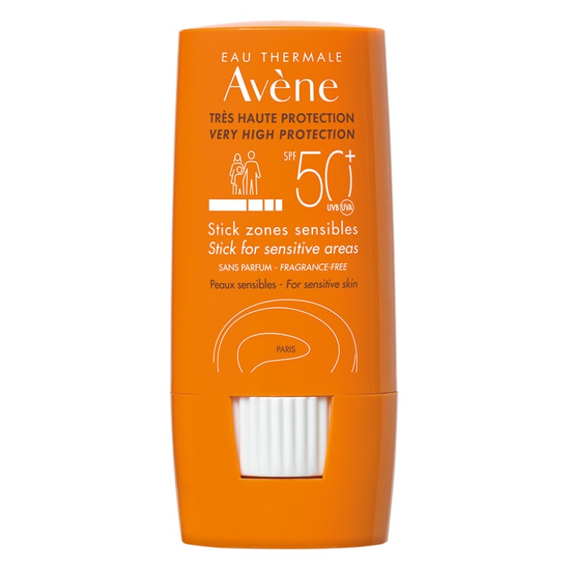 AVENE Αντηλιακό Στικ SPF50+ για τις Ευαίσθητες Εντοπισμένες Ζώνες - Πρόσωπο & Σώμα