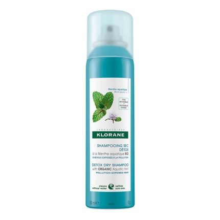 KLORANE Aquatic Mint Dry Shampoo, για Προστασία από την Ρύπανση