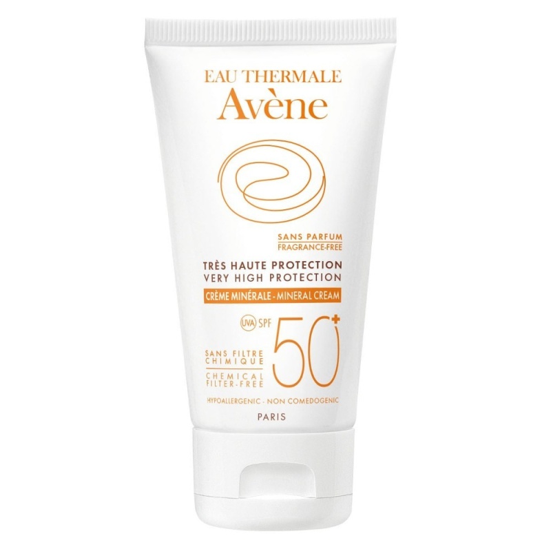 AVENE Creme Minerale, Αντηλιακή Κρέμα Προσώπου, αντιηλιακή προστασία, αντιηλιακά