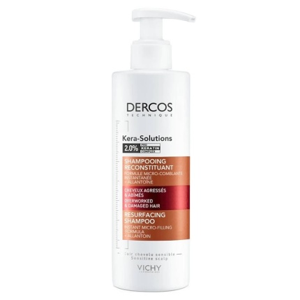 VICHY DERCOS Kera-Solutions Resurfacing Shampoo, Σαμπουάν για Ξηρά Ταλαιπωρημένα Μαλλιά