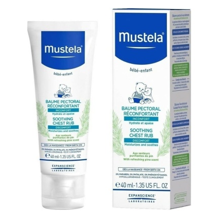 MUSTELA Baume Pectoral Reconfortant, Καταπραϋντική Κρέμα Εντριβής Στήθους