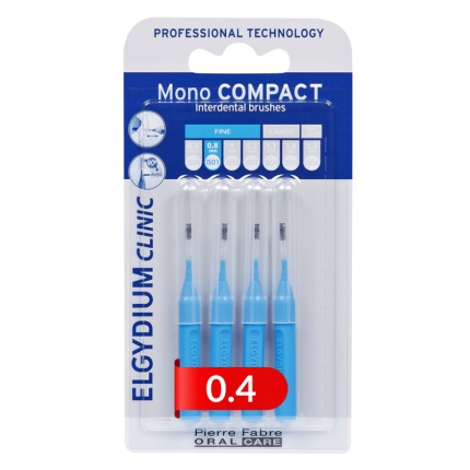 ELGYDIUM Clinic Mono Compact Blue 0.4 Μεσοδόντια Βουρτσάκια
