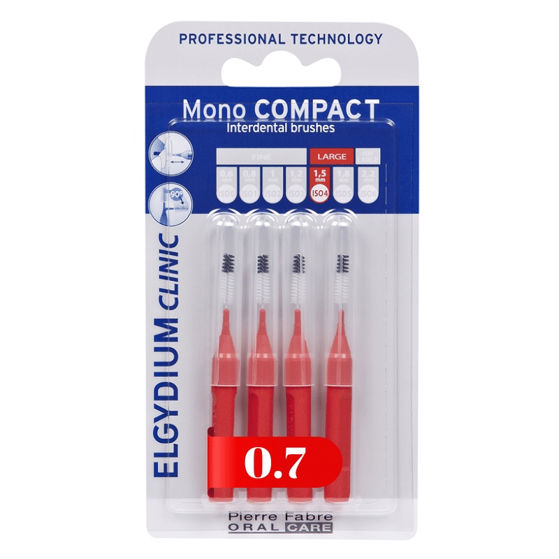 ELGYDIUM Mono Compact Μεσοδόντια Βουρτσάκια 0.7