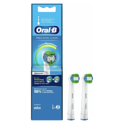 ORAL B Precision Clean Maximiser Ανταλλακτικές Κεφαλές για Ηλεκτρική Οδοντόβουρτσα 2τεμ