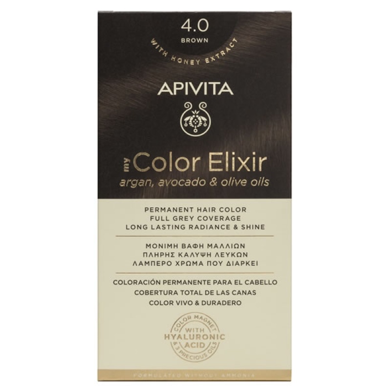 APIVITA My Color Elixir N4,0 Φυσικό Καστανό