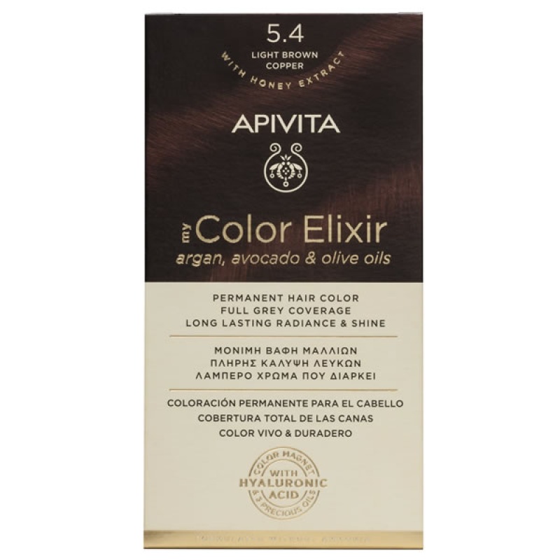 APIVITA My Color Elixir N5,4 Καστανό Ανοιχτό