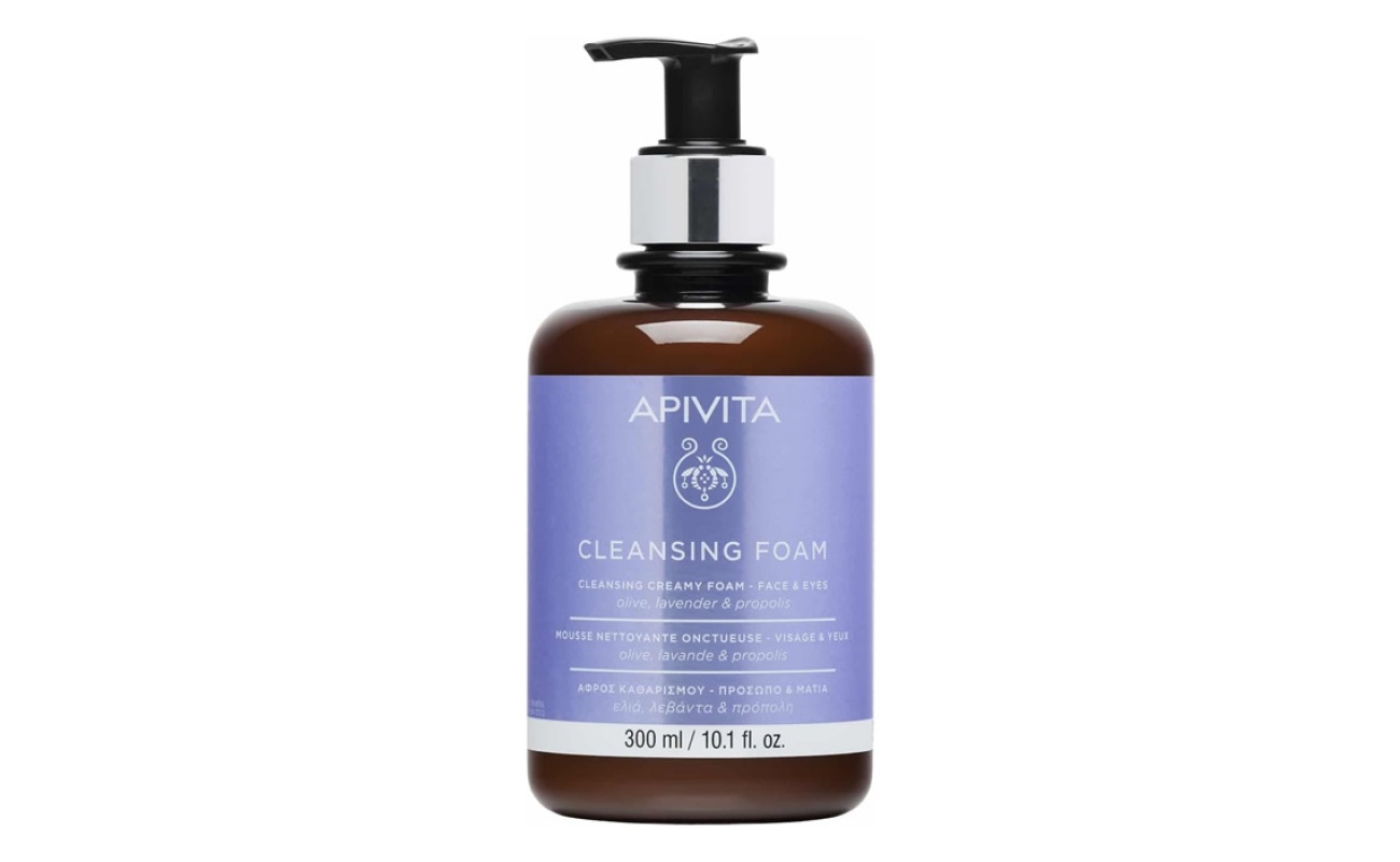 APIVITA, Cleansing Creamy Foam, Αφρός Καθαρισμού Προσώπου, Αφρός Καθαρισμού Ματιών