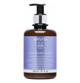 APIVITA, Cleansing Creamy Foam, Αφρός Καθαρισμού Προσώπου, Αφρός Καθαρισμού Ματιών
