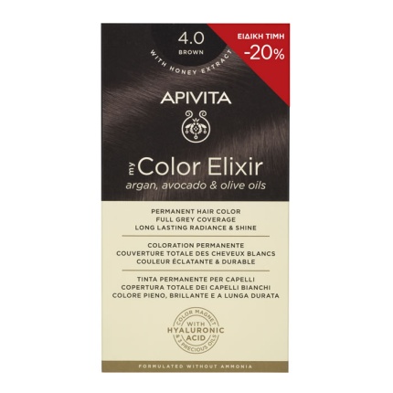 APIVITA My Color Elixir N4,0 Φυσικό Καστανό