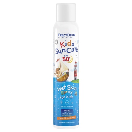 FREZYDERM, Kids Sun Care, Spf50+, Wet Skin Spray, 5202888221279