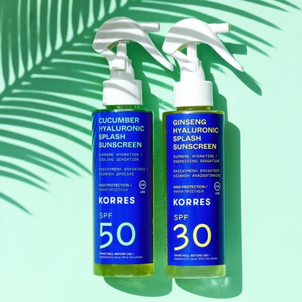 KORRES Ginseng Hyaluronic Splash Sunscreen SPF50 150ml