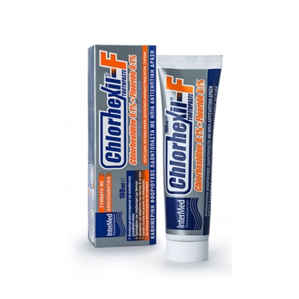 INTERMED, Chlorhexil - F Toothpaste, φθοριούχος οδοντόπαστα 100ml