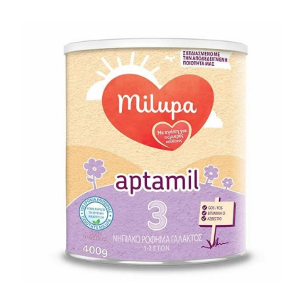APTAMIL Aptamil 3 Γάλα σε Σκόνη για Μωρά 10+ Μηνών 400gr