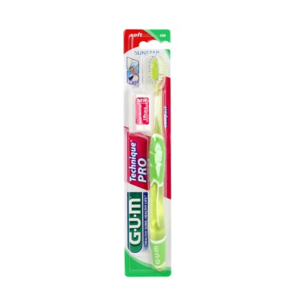 GUM Technique Pro Compact Soft Τoothbrush 525 Οδοντόβουρτσα Μαλακή