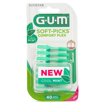 GUM Soft-Picks Comfort Flex Cool Mint 40τεμ