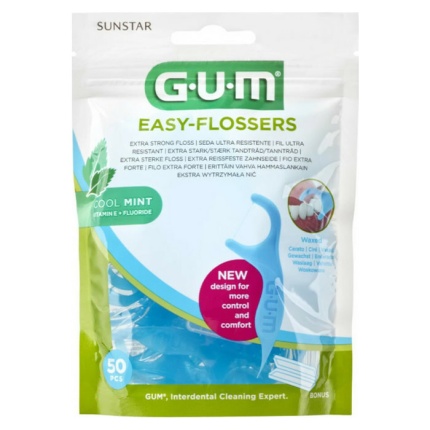 GUM 890 Easy Flossers Οδοντικό Νήμα 50τεμ