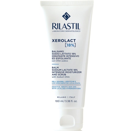 RILASTIL Xerolact Fluid Emulsion Sodium Lactate (18%) Ενυδατικό Βάλσαμο Σώματος 100ml