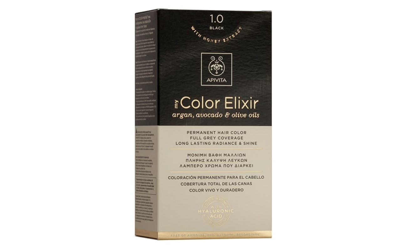 APIVITA My Color Elixir Βαφή Μαλλιών 1.0 Μαύρο