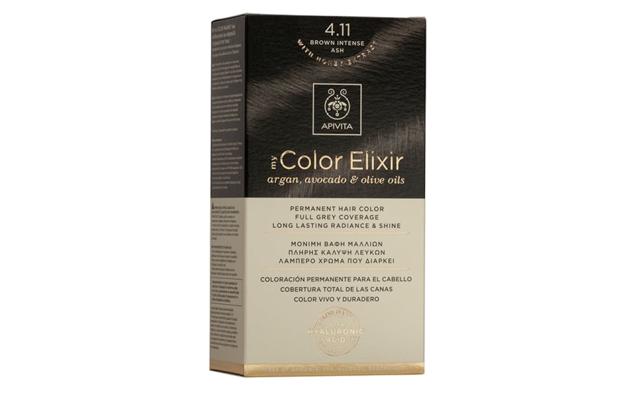 APIVITA My Color Elixir Βαφή Μαλλιών 4.11 Καστανό