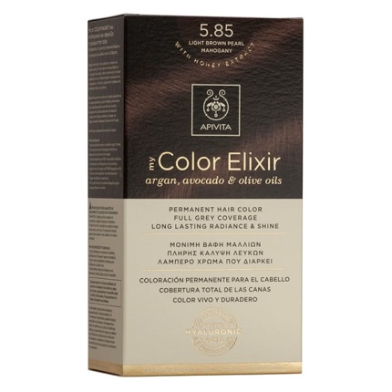 APIVITA My Color Elixir Μόνιμη Βαφή Μαλλιών No 5.85 Καστανό