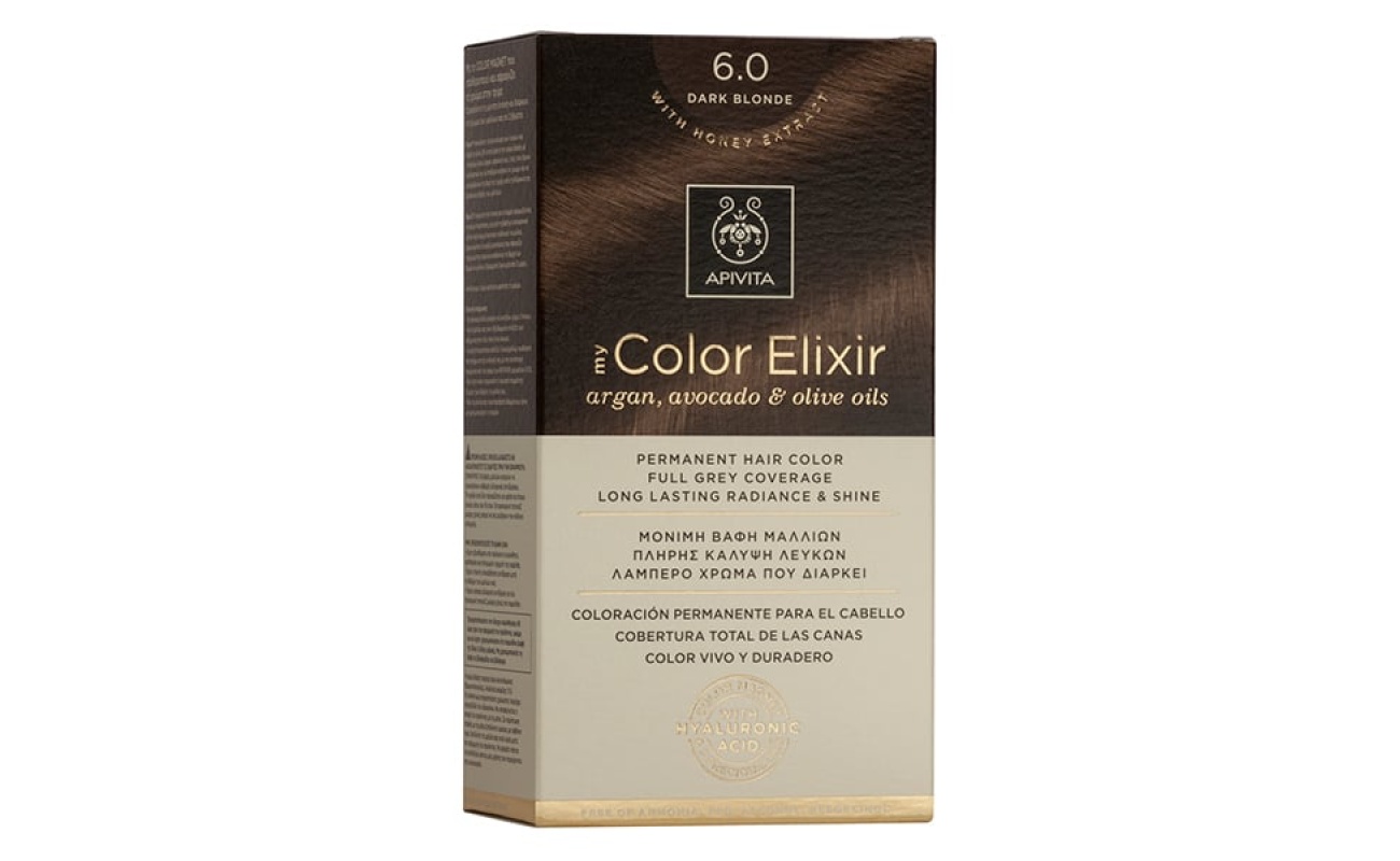 APIVITA My Color Elixir Βαφή Μαλλιών 6.0 Ξανθό Σκούρο