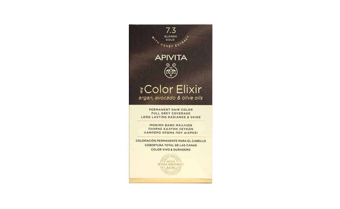 APIVITA My Color Elixir Νο 7.3 Βαφή Μαλλιών Ξανθό