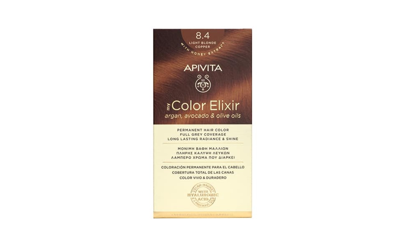 APIVITA My Color Elixir Νο 8.4 Βαφή Μαλλιών Ξανθό