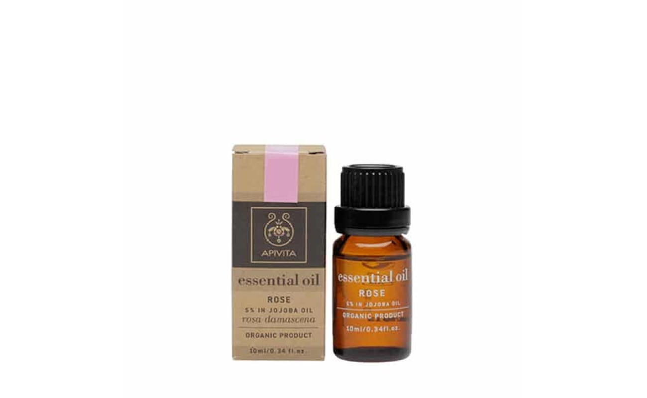 APIVITA ESSENTIAL OIL ROSE αιθέριο έλαιο τριαντάφυλλο