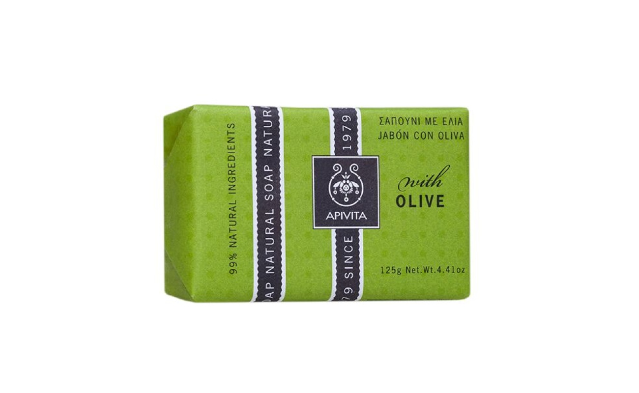 APIVITA NATURAL SOAP, Σαπούνι με Ελιά