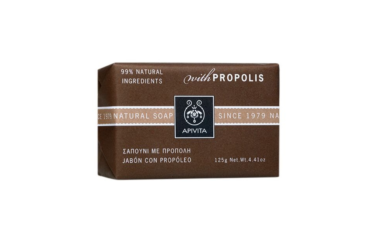 APIVITA NATURAL SOAP, Σαπούνι με Πρόπολη