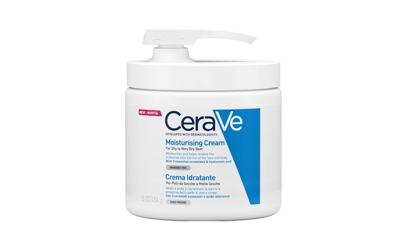 CERAVE Moisturising Cream, Ενυδατική Κρέμα για Ξηρό έως Πολύ Ξηρό Δέρμα