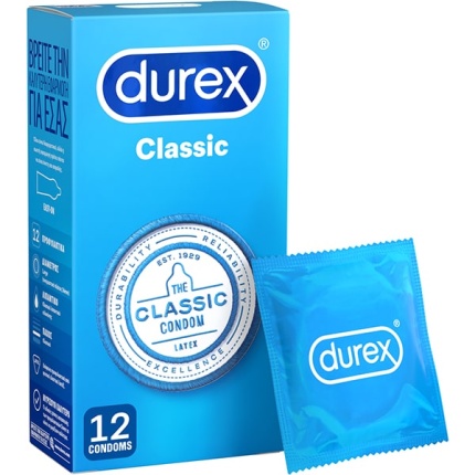 DUREX Classic Προφυλακτικά 12τμχ