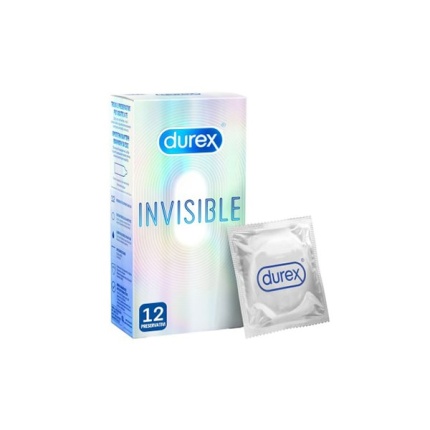 DUREX Invisible Extra Sensitive Εξαιρετικά Λεπτά 12τμχ