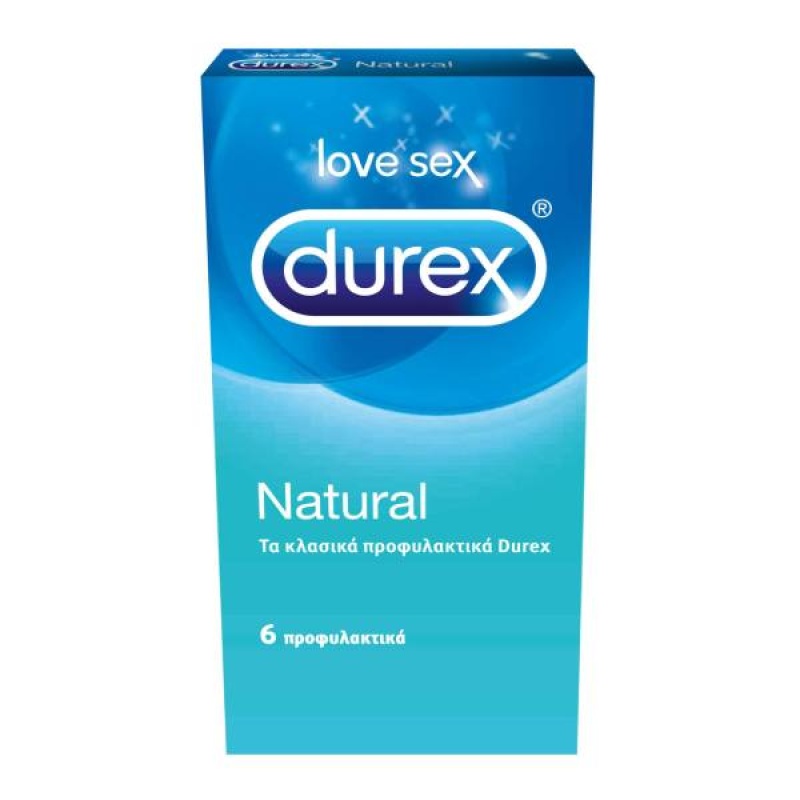 Durex Προφυλακτικά Natural 6τεμ