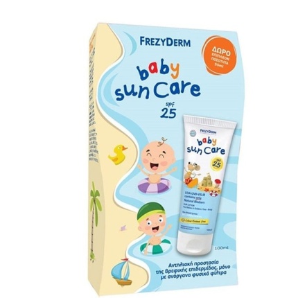 FREZYDERM Promo Baby Sun Care SPF25 Παιδικό Αντηλιακό για Πρόσωπο/Σώμα 100ml & 50ml ΔΩΡΟ
