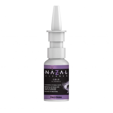 FREZYDERM Nazal Cleaner Cold, Καθαρίζει τη Ρινική Κοιλότητα και Ελευθερώνει την Αναπνοή 30mlNAZAL CLEANER COLD 30ML