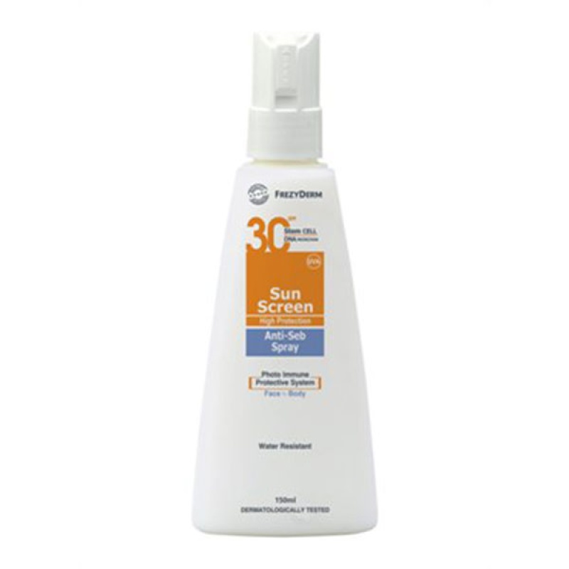 FREZYDERM sunscreen spray anti-seb SPF30 150ml