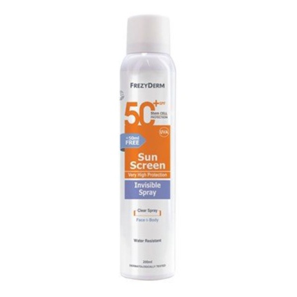FREZYDERM sunscreen invisible spray SPF50+ 200ml 