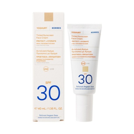 KORRES Yoghurt Tinted Sunscreen Face Cream SPF30