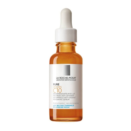 LA ROCHE POSAY Pure Vitamin C10 Serum, Αντιοξειδωτικός, Αντιρυτιδικός, Αναζωογονητικός Ορός Λάμψης