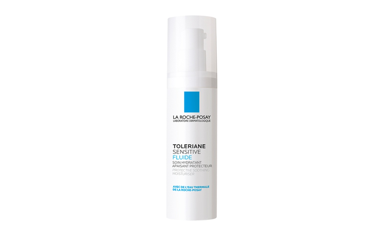 LA ROCHE POSAY Toleriane Sensitive Fluide, Λεπτόρρευστη Ενυδατική Κρέμα Προσώπου με Πρεβιοτικά 40ml