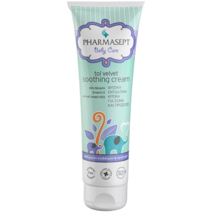 PHARMASEPT Tol Velvet Baby Soothing Cream, Φυσική Ενυδατική Κρέμα για Πρόσωπο & Σώμα