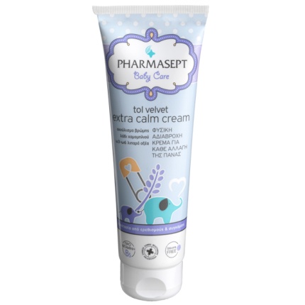 PHARMASEPT Tol Velvet Baby Care Extra Calm Cream, Καταπραϋντική Κρέμα Συγκάματος για Ευαίσθητο Δέρμα