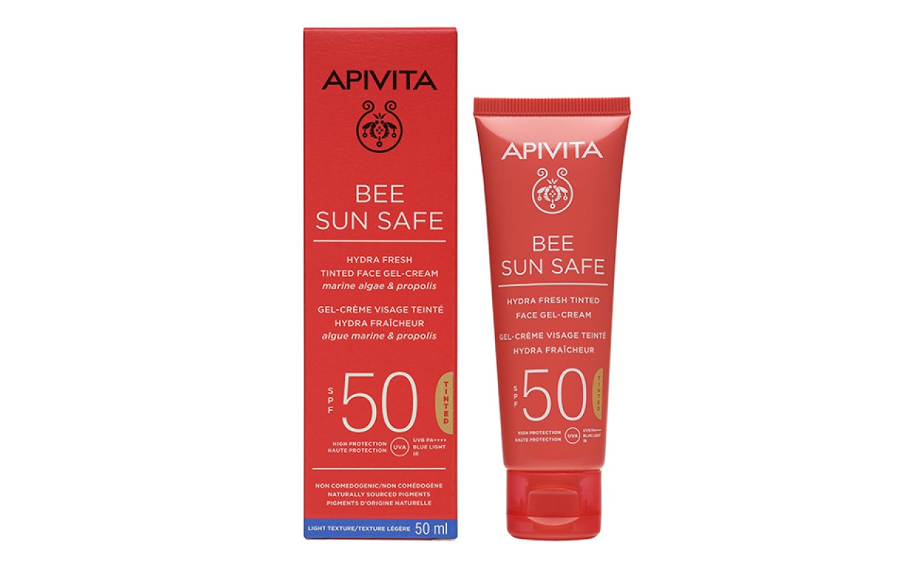 APIVITA Bee Sun Safe Hydra Fresh Tinted Face Cream SPF50