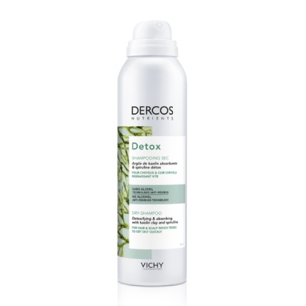 VICHY Dercos Nutrients Detox Dry Shampooing Sec, Ξηρό Σαμπουάν Χωρίς Λούσιμο