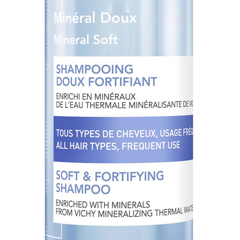VICHY Dercos Mineral Shampoo, Σαμπουάν για Όλους τους Τύπους Μαλλιών