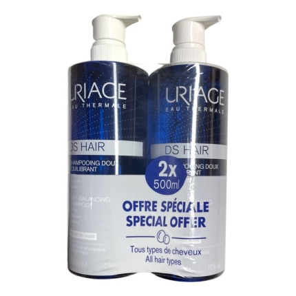 URIAGE, DS Hair Soft Balancing Shampoo Απαλό Σαμπουάν Εξισορρόπησης