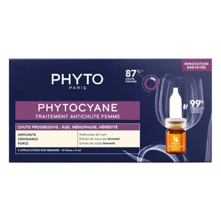 PHYTO, Phytocyane, Αγωγή Τριχόπτωσης για Γυναίκες, Τριχόπτωση